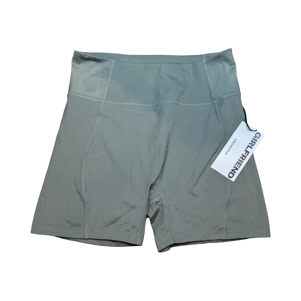 girlfriend collective Sage Green Bike Shorts